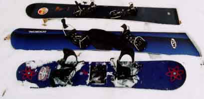 snowboards